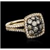 Image 4 : 14KT Yellow Gold 1.93ctw Diamond Ring