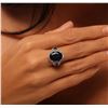 Image 5 : 14KT White Gold 5.04ctw Sapphire and Diamond Ring