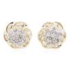 Image 1 : 10KT Yellow Gold 0.25ctw Diamond Earrings