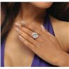 Image 5 : 14KT White Gold 0.81ctw Diamond Ring