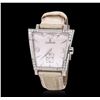 Image 1 : Stainless Steel 0.85ctw Diamond Corum Trapeze Wristwatch