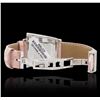 Image 3 : Stainless Steel 0.85ctw Diamond Corum Trapeze Wristwatch