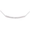 Image 4 : 14KT White Gold 0.84ctw Diamond Necklace