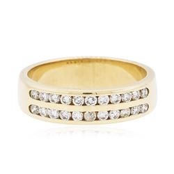 14KT Yellow Gold 0.27ctw Diamond Ring