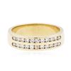 Image 1 : 14KT Yellow Gold 0.27ctw Diamond Ring