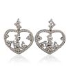 Image 1 : 14KT White Gold 1.90ctw Diamond Earrings