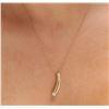 Image 2 : 14KT Yellow Gold 0.30ct Diamond Pendant With Chain