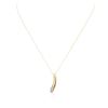 Image 3 : 14KT Yellow Gold 0.30ct Diamond Pendant With Chain