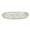 Image 3 : 18KT White Gold 1.68ctw Diamond Bangle Bracelet