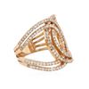 Image 2 : 14KT Rose Gold 1.25ctw Diamond Ring