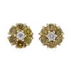 Image 1 : 14KT Yellow Gold 0.42ctw Diamond Stud Earrings