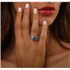 Image 5 : 14KT Two-Tone Gold 1.91ct Tanzanite and Diamond Ring