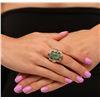 Image 5 : 14KT Yellow Gold 3.73ct Emerald and Diamond Ring