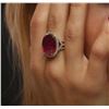 Image 6 : 14KT Yellow Gold 12.48ct Ruby and Diamond Ring
