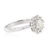 Image 4 : 14KT White Gold 1.20ctw Diamond Ring