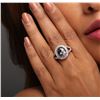 Image 2 : 14KT Rose Gold 3.62ct Tourmaline and Diamond Ring