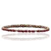 Image 3 : 14KT Yellow Gold 7.70ctw Ruby and Diamond Bracelet