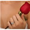 Image 5 : 14KT White Gold 1.17ctw Radiant Cut Diamond Ring