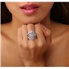 Image 1 : 14KT White Gold 1.58ctw Diamond Ring