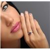 Image 2 : 18KT White Gold 1.63ct Ruby and Diamond Ring