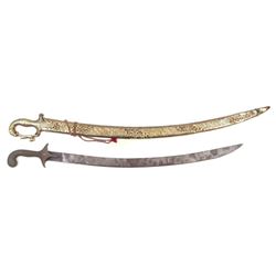 A TULWAR AND SHAMSHIR SWORD