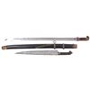 Image 2 : A SOVIET SHASHKA  AND A KHYBER KNIFE