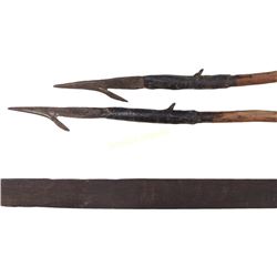 AN AMAZON RIVER BOW & ARROWS