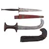 Image 3 : A BEJA DAGGER AND TUAREG DAGGER