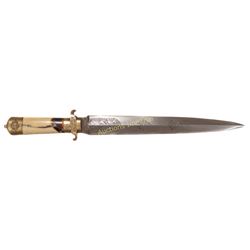 A GEORGIAN HUNTING DAGGER