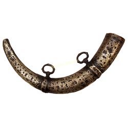 A MOROCCAN POWDERHORN