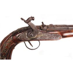 AN OTTOMAN PERCUSSION PISTOL