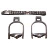 Image 2 : RARE PAIR OF TURKMEN STIRRUPS AND A NECK TRAPPING