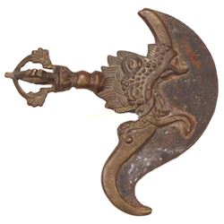 A TIBETAN VAJRA KNIFE