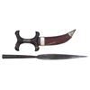 Image 1 : A BEJA DAGGER AND SPEARHEAD