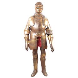 A VICTORIAN-ERA FULL SUIT OF ARMOR