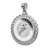 Image 2 : 2015 1 oz Silver Kookaburra Pendant (Rope-ScrewTop Bezel)