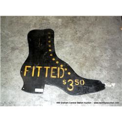 CUSTOM WOODEN LADIES SHOES SIGN