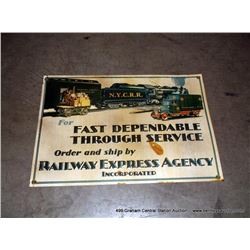 RAILWAY EXPRESS AGENCY SIGN