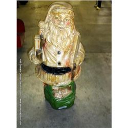 SANTA CLAUS PLASTIC CHRISTMAS DECORATION