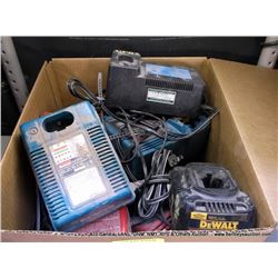 BOX: BATTERY CHARGERS (print sequence:) D-129