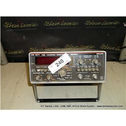 PHILIPS PM 6671 RESOLUTION TIMER (print sequence:) 3355