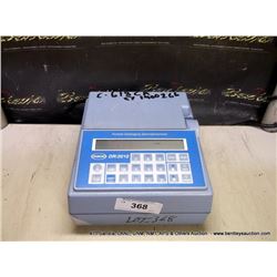 HACH DR/2010 SPECTO PHOTOMETER (print sequence:) FY1400266
