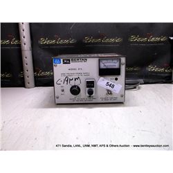 BERTAN MODEL 215 POWER SUPPLY
