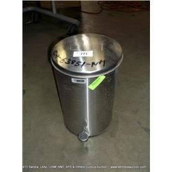UNITED STAINLESS STEEL WASTE RECEPTACLE (print sequence:) 63855