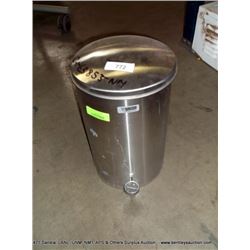 UNITED STAINLESS STEEL WASTE RECEPTACLE (print sequence:) 63852
