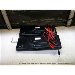 LOT: 2 MOTOROLA MICRO AMP METER/SPEAKERS