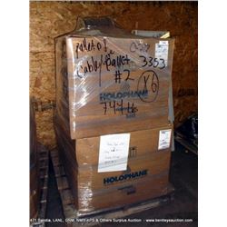 PALLET: CABLE / WIRE, 6X THE MONEY, 744 lbs (print sequence:) 3353(6)