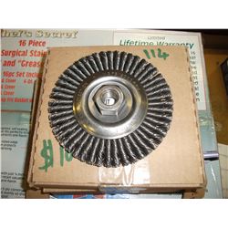 STRAIGHT BRISTLE BRUSH WHEEL