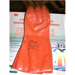 ATLAS VINYL GLOVES - 12 PAIR