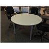 Image 1 : GREY 4' ROUND CONFERENCE TABLE